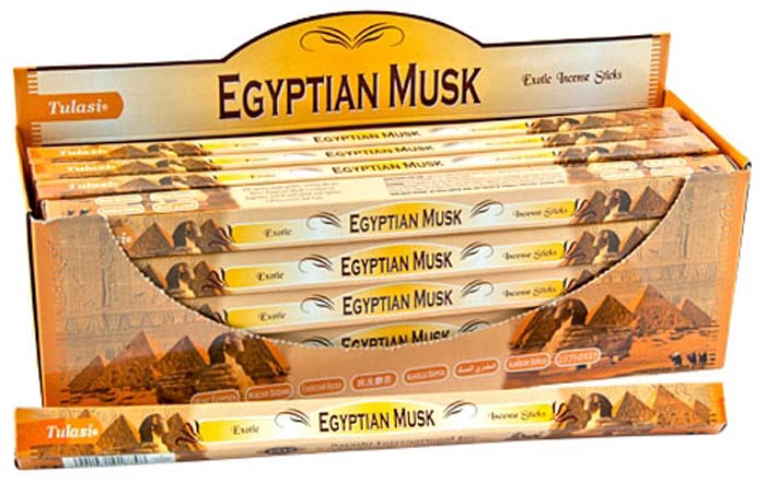 Tulasi Egyptian Musk Incense - 8 Sticks (25 per box)