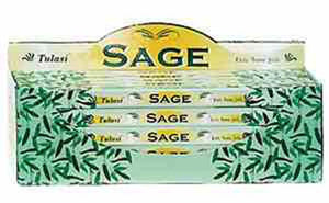 Tulasi Sage Incense - 8 Sticks Pack (25 Packs Per Box)