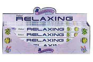 Tulasi Relaxing Incense - 8 Sticks Pack (25 Packs Per Box)