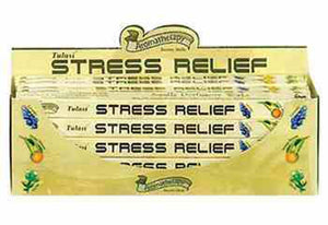 Tulasi Stress Relief Incense - 8 Sticks Pack (25 Packs Per Box)