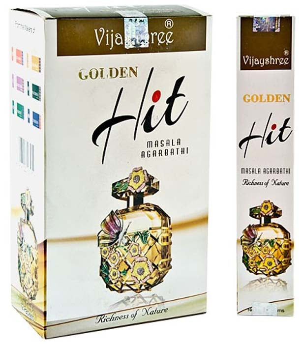 Golden Hit Incense - 15 Gram Pack (12 Packs Per Box)