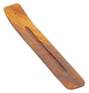 Wooden Incense Boat Burner Plain 10"L (12 pieces)