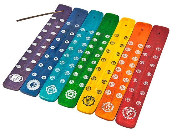 Pieces Chakra Incense Stick Burner Set - 10"L