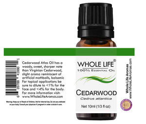 100% Pure Cedarwood Essential Oil - Cedrus atlantica | 10ml