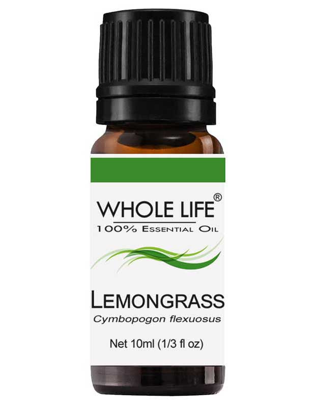 100% Pure Lemongrass Essential Oil - Cymbopogon flexuosus | 10ml